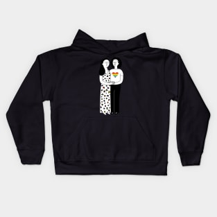 Two lesbian girls Kids Hoodie